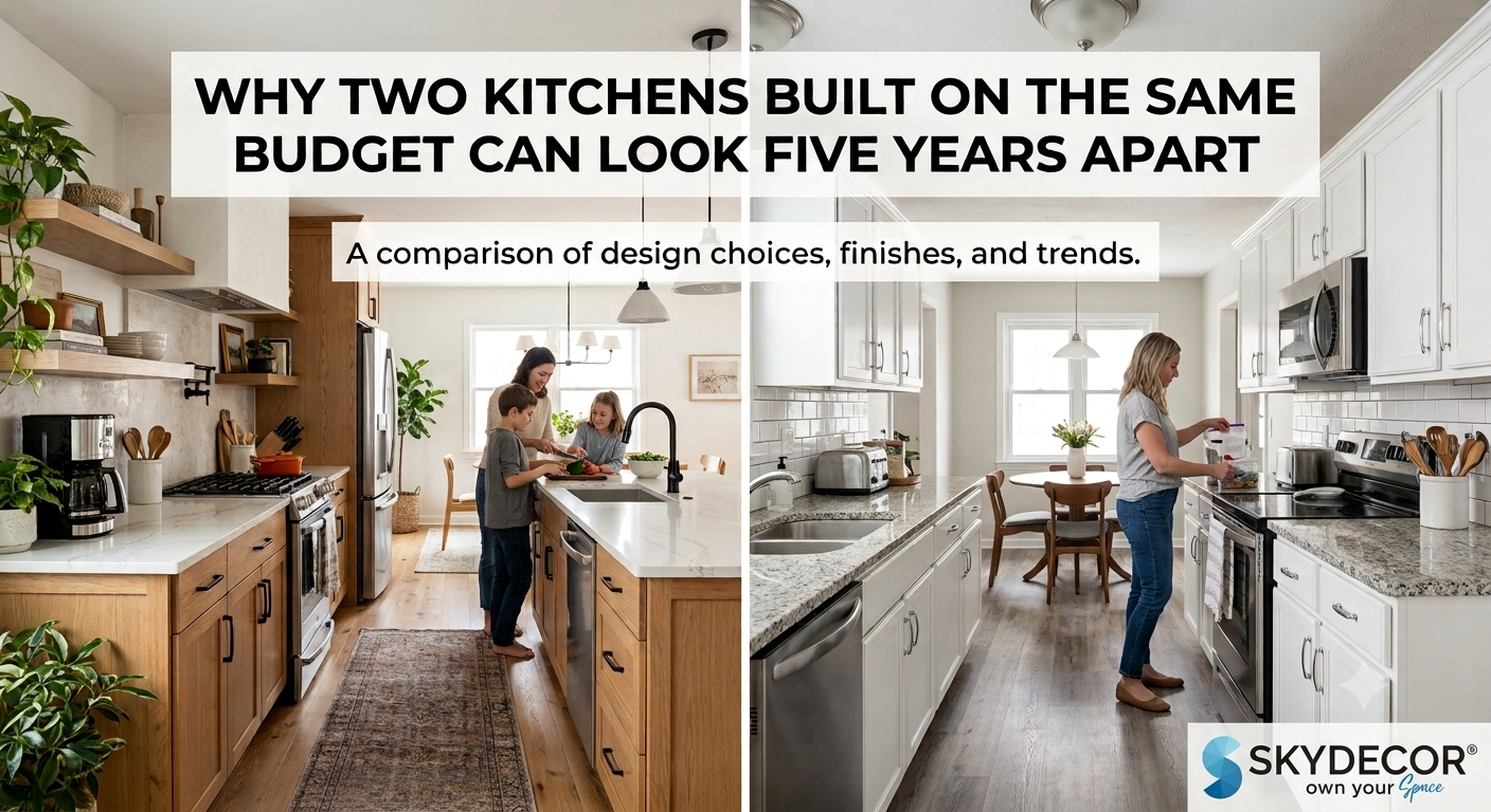 Why Two Kitchens Built on the Same Budget Can Look Five Years Apart