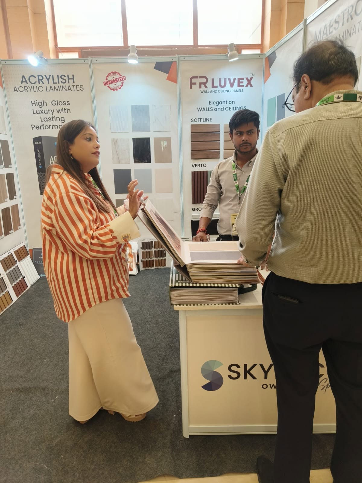 Skydecor exhibiting at the IIA Faridabad Architects Meet 2026.