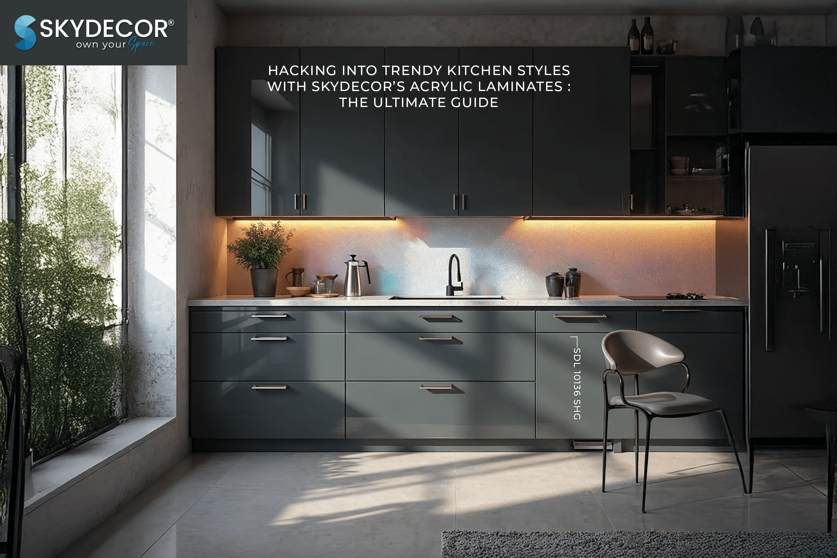 Hacking Into Trendy Kitchen Styles with Skydecor's Acrylic Laminates: